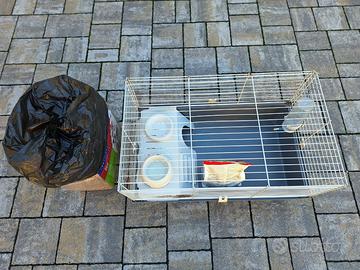Gabbia per coniglio/criceto/cavia