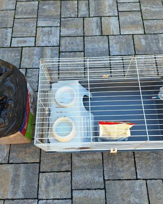 Gabbia per coniglio/criceto/cavia