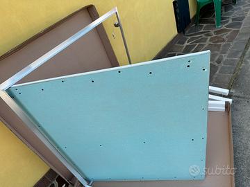 Botola ispezine cartongesso 90x100 nuova alluminio