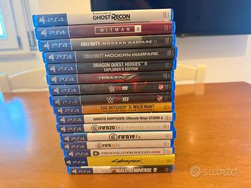 Lotto 16 giochi PS4  - The Witcher 3, COD, etc.