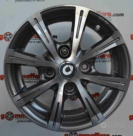 4 cerchi lega nuovi forfour chevrolet r14 lt1183