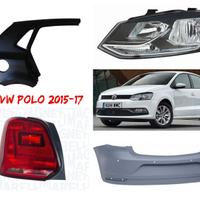 Vw Polo fanale musata cofano parafango airbag 15-