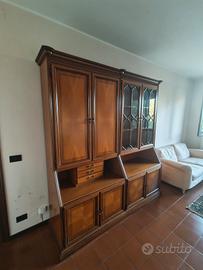 Cassettiera con cristalliera modulari separabili