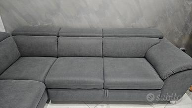 Divano letto colore antracite come nuovo