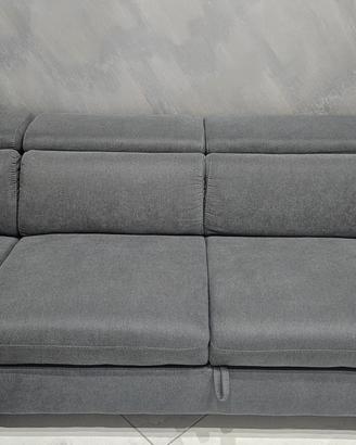 Divano letto colore antracite come nuovo