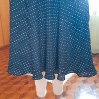 Gonna H&M a pois blu e bianchi