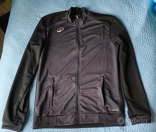 Felpa Kipsta calcio ESSENTIAL nero-grigio