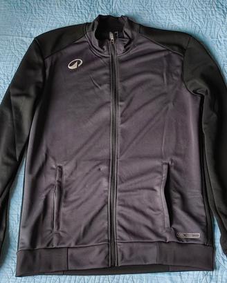 Felpa Kipsta calcio ESSENTIAL nero-grigio