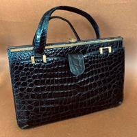 Borsa Vintage in vero coccodrillo anni '60