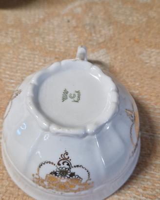 Tazza da tè Korok porcellana e oro zecchino  