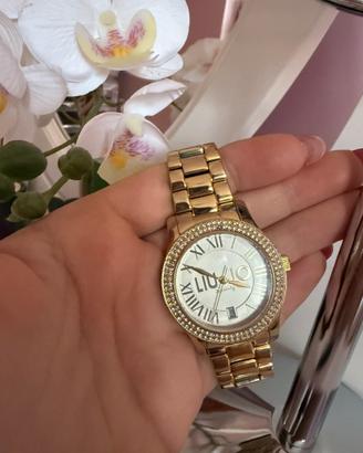 Orologio Liu Jo Luxury color oro con brillantini