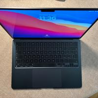 MacBook Air M2, 13", 16GB RAM, 1TB SSD, Mezzanotte