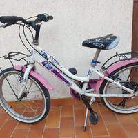 Bicicletta 20" per bambina 4 - 9 anni