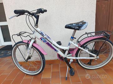 Bicicletta 20" per bambina 4 - 9 anni