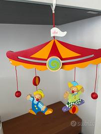 Giostrina per neonato culla sevi trudi le cirque