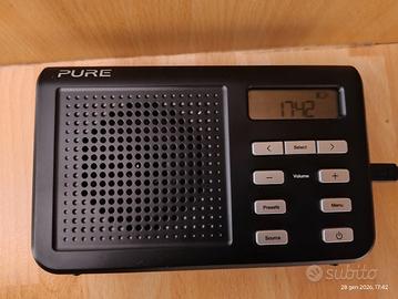 radio portatile DAB/FM nera