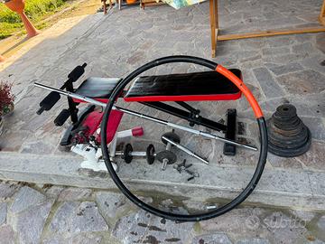 Panca e pesi da palestra + Varie
