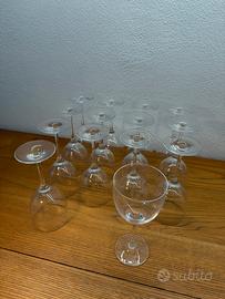 Set 14 calici in cristallo (medi)