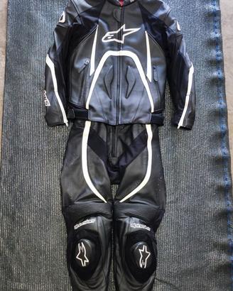 tuta da moto alpinestars orbiter 2 pezzi taglia 48