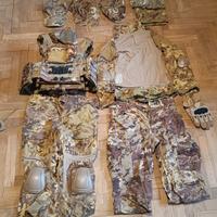 Tattico molle Flayye vegetato + abbigliamento