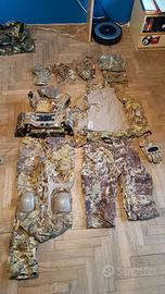 Tattico molle Flayye vegetato + abbigliamento