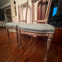 4 sedie stile classico in legno