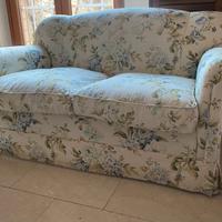 DIVANO A 2 POSTI + POLTRONA a fiori