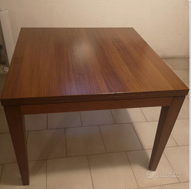 Tavolo quadrato massello allungabile + 6 sedie