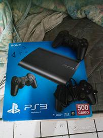PlayStation 3 superslim 500 GB scatola e giochi