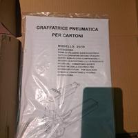 GRAFFATRICE PNEUMATICA PER CARTONI MOD.35/19 NUOVA