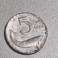 moneta da 5 lire