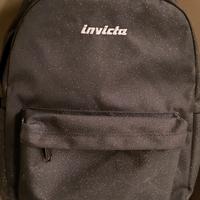 Zaino Invicta nero con dettagli glitterati