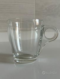Tazzine caffè trasparenti