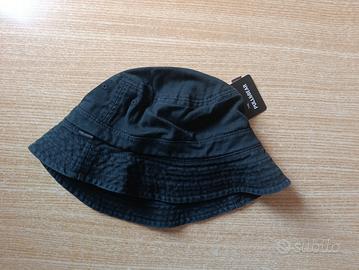 Cappello nuovo pescatore nero Stwd cotone