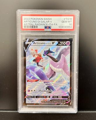 Pokémon Articuno di Galar V PSA 10 GEM MINT
