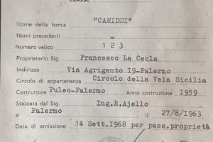 Finn storico in legno "Cariddi"