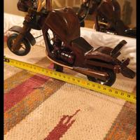 Harley Davidson Modellino Vintage in legno