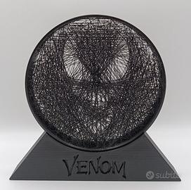 Venom String Art Marvel Avengers Oggetto d'Arte