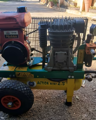 Motocompressore carrellato