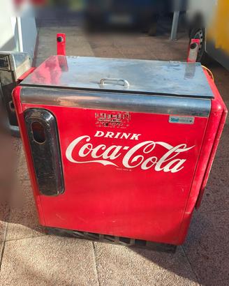 VINTAGE FRIGO/DISPENSER COCA-COLA ORIGINALE ANNI '