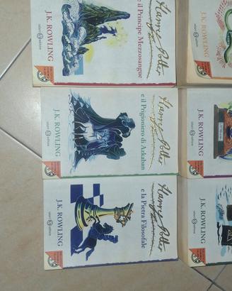 Libri Harry Potter in perfette condizioni.