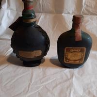 Due bottiglie brandy vecchia Romagna vintage