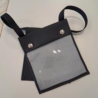 Porta targa di prova simil pelle per auto 