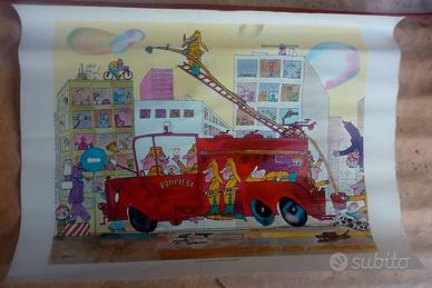 4 litografie Adelchi Galloni