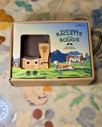 Set mini padelle per raclette da fare  a candela