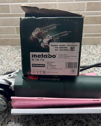 Smerigliatrice Metabo Nuova