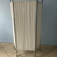 Paravento a tre ante in metallo studio medico