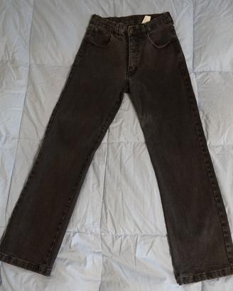 Pantalone uomo IBER Jeans (size 29) nero fustagno