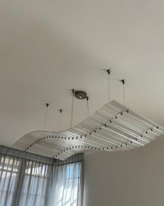 Lampadario Venini in vetro di Murano