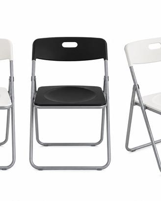 3 sedie pieghevoli moderne salvaspazio